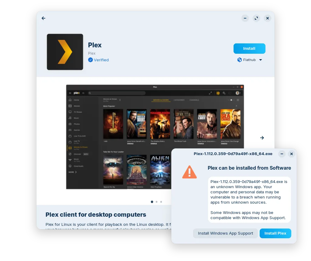 Tailored Alternative to Plex